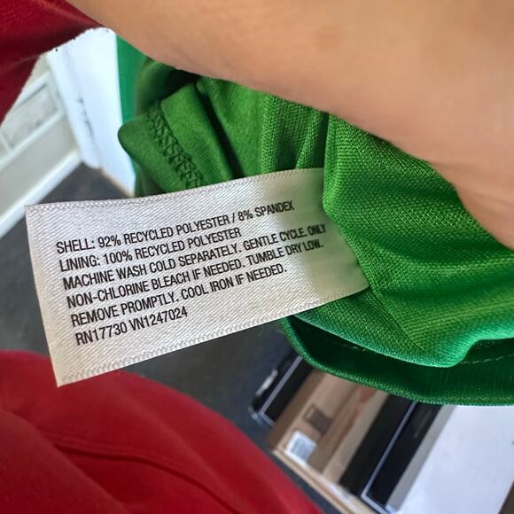 New womans future collective green ruched above knee dress size large - Picture 3 of 8